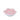 Schale - Aluminiumguss, Blumenform, organische Kontur, Hellrosa, M – Wonda | PTMD