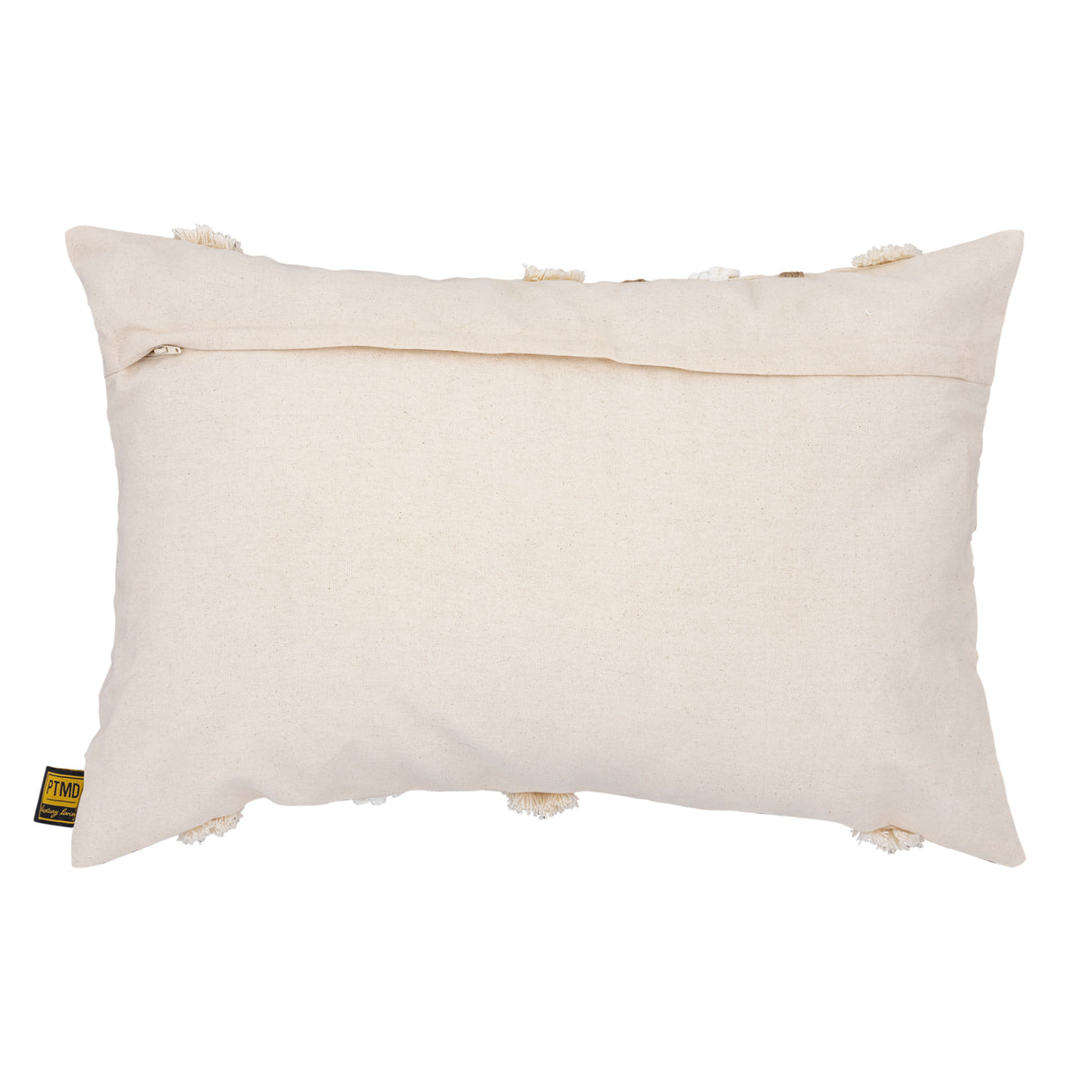 Pillow – Soft Cotton Fabric, Embroidered Detail, Rectangular Shape, L – Rashel | PTMD