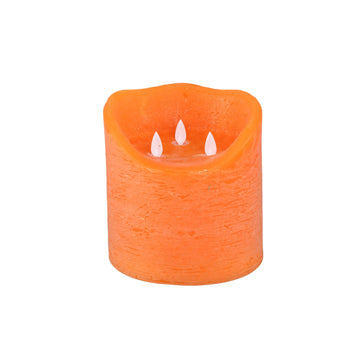 LED-Kerze XXL mit beweglicher Flamme und Timer-Funktion - batteriebetrieben | PTMD
