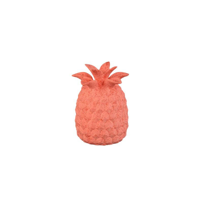 Vase – Pink Color, Pineapple Shape, Textured Surface, Ceramic, S – Ellodie | PTMD