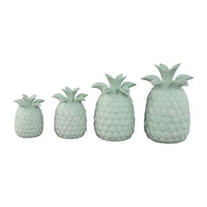 Vase – Türkisfarbe, Ananasform, Strukturierte Oberfläche, Keramik, M – Ellodie | PTMD