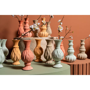 Vase – Bäuchige Form, Rosa Farbe, Keramikmaterial – Nayda | PTMD