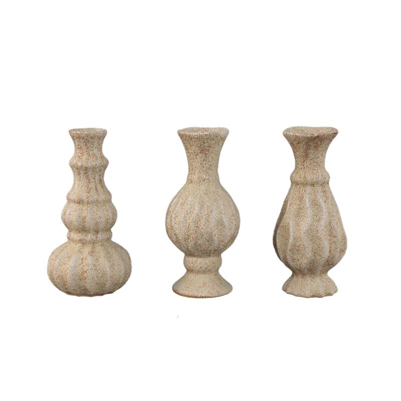 Vase – Bäuchige Form, Cremefarbe, Keramikmaterial – Nayda | PTMD
