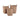 Korb – Naturfarbe, Runde Form, Papier Material, Mit Griff – Clarke | PTMD