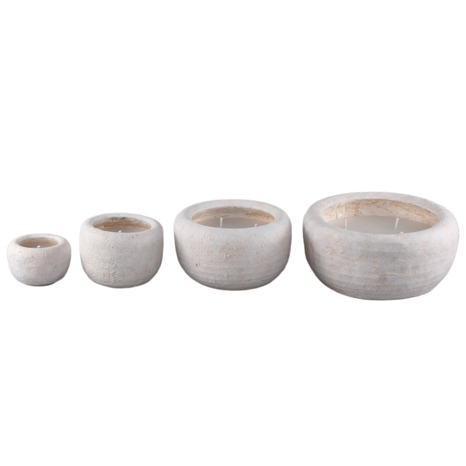 Kerze – Rundes Design, Outdoor Verwendung, Weiß, XL – Sarai | PTMD