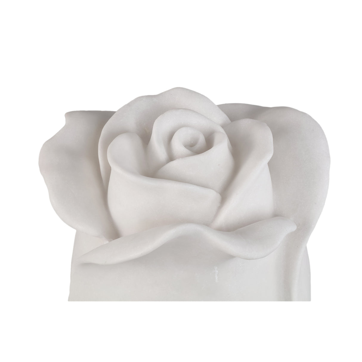 LED-Leuchte – Rosenblüten Design, Polyresin Oberfläche, Weiße Farbgebung, Hoch – Aveda | PTMD