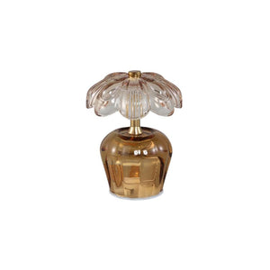 LED Light – Floral Design, Grass Material, Brown Color Scheme – Kaydie | PTMD
