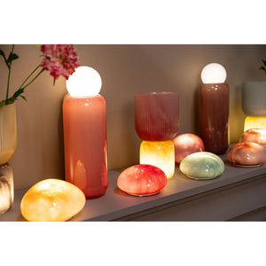 LED Light – Stone Design, Rechargeable Function, Taupe Colour, L – Shalon | PTMD