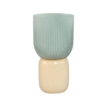 LED Light - Ribbed Design, LED Base, Beige Color - Alayna | PTMD