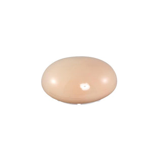 LED-Leuchte – Steinform Design, Aufladbare Funktion, Beige Farbe, S – Shalon | PTMD