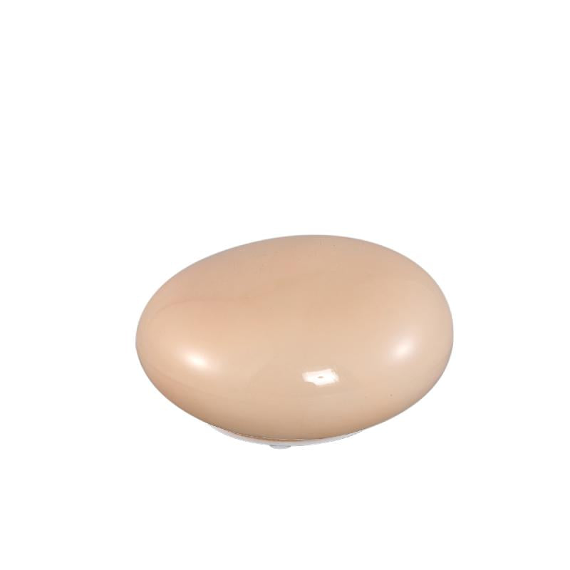 LED-Leuchte – Steinform Design, Aufladbare Funktion, Beige Farbe, M – Shalon | PTMD