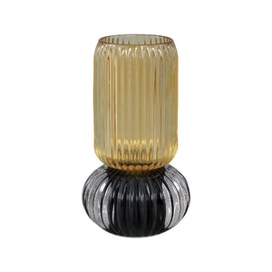 LED Light - Ribbed Structure, Round Design, Beige Color - Yannah | PTMD
