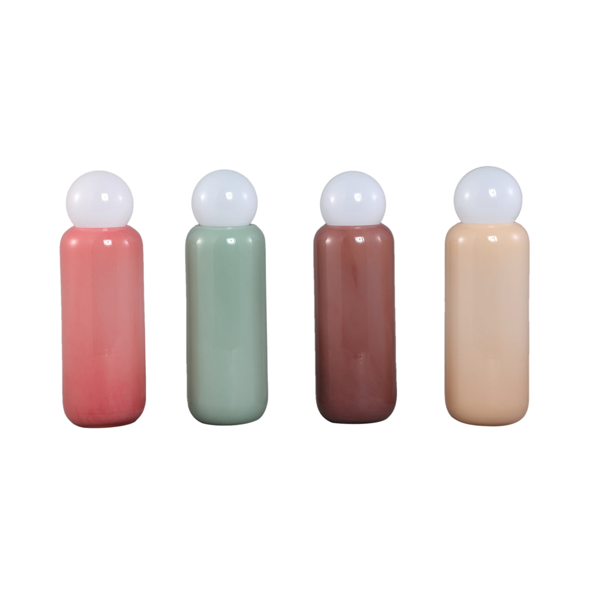 LED-Leuchte – Glas Design, Aufladbare Funktion, Dunkelrosa Farbe, Hoch  – Garine | PTMD