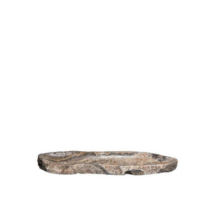 Dekoschale – Onyx Lapis Stein, Ovale Form, Glänzend Polierte Oberfläche, XL – Megon | PTMD