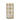 Windlicht – Streifen Design, Runde Form, Glas Material, Grün, L – Divit | PTMD