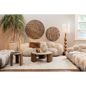 Pot – Terracotta Ceramic, Smooth Design, Cream, L – Lilliah | PTMD