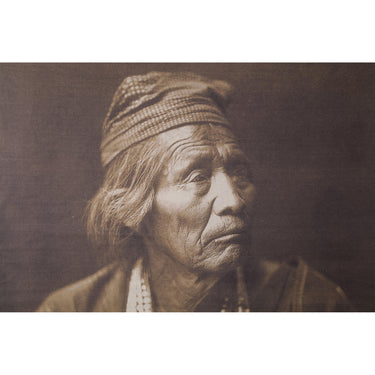 Linen Canvas Wall Decor with Jute Frame, Portrait Motif with Pleats and Beige Finish – Nimrod | PTMD