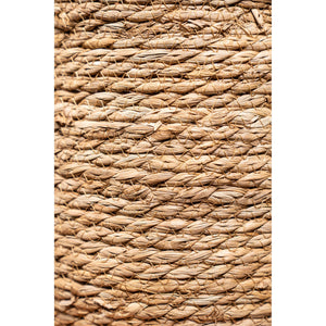Basket – Dark Brown Rattan, With Ears, Round Shape – Leavy | PTMD