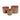 Korb – Rostfarbenes Rattan, Gerader Rand, Runde Form – Leavy | PTMD