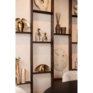 Wall Panel – Cast Aluminum Construction, Rough Textured Surface, Beige Hue, Handmade Design, S – Enrike | PTMD