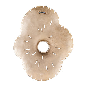 Wandpaneel – Organisches Design, Aluminium Material, Gold, L – Vija | PTMD