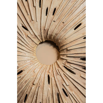 Wandpaneel – Organisches Design, Aluminium Material, Beige, L – Vija | PTMD
