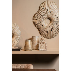 Hurricane Lamp – Round Design, Glass Material, Cream Color, M – Damin | PTMD