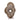 Statue - cast aluminum, stone, handmade, gold-colored, organically open, L – Vija | PTMD