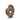 Statue - cast aluminum, stone, handmade, gold-colored, organically open, S – Vija | PTMD