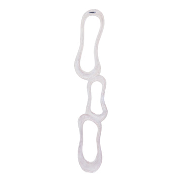 Wandpaneel – Abstraktes Design, Aluminium Material, Beige, L – Camare | PTMD