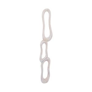 Wandpaneel – Abstraktes Design, Aluminium Material, Beige, M – Camare | PTMD
