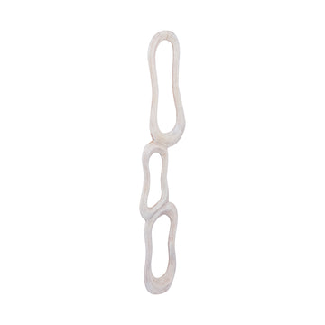 Wandpaneel – Abstraktes Design, Aluminium Material, Beige, M – Camare | PTMD