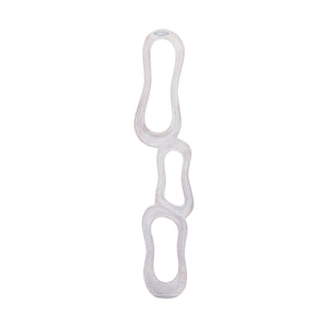 Wandpaneel – Abstraktes Design, Aluminium Material, Beige, M – Camare | PTMD