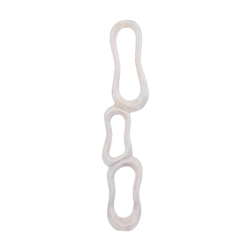 Wandpaneel – Abstraktes Design, Aluminium Material, Beige, M – Camare | PTMD