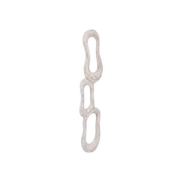 Wandpaneel – Abstraktes Design, Aluminium Material, Beige, S – Camare | PTMD