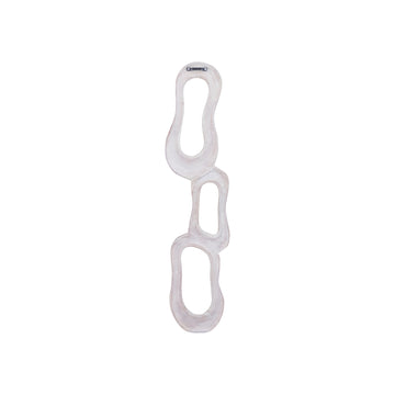 Wandpaneel – Abstraktes Design, Aluminium Material, Beige, S – Camare | PTMD