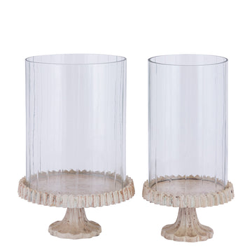 Wind Light – Cast Aluminum Frame, Embellished Glass Design, Golden Color Scheme, L – Troye | PTMD