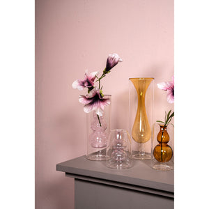 Vase – Blue-Green Glass, Bulbous Interior, B – Yanna | PTMD