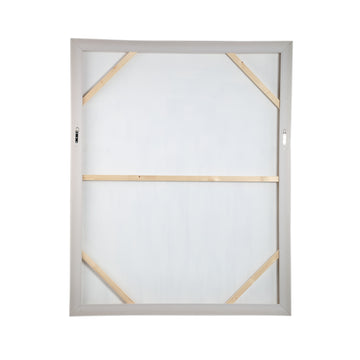 Wandpaneel – Abstraktes Design, Rechteckige Form, Leinwand Material, Beige, A – Olger | PTMD