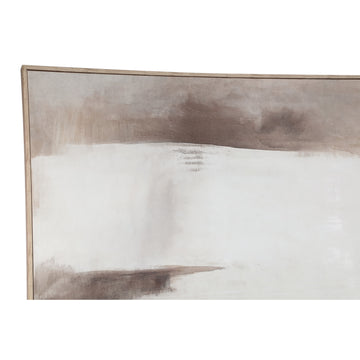 Wandpaneel – Abstraktes Design, Rechteckige Form, Leinwand Material, Beige, B – Olger | PTMD