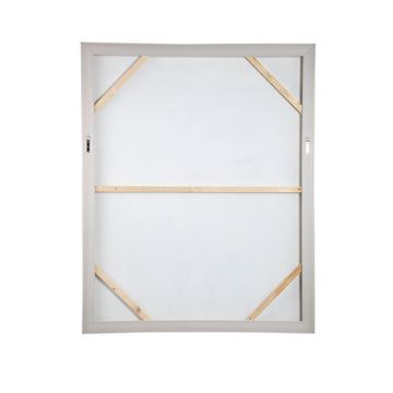 Wandpaneel – Abstraktes Design, Rechteckige Form, Leinwand Material, Beige, B – Olger | PTMD