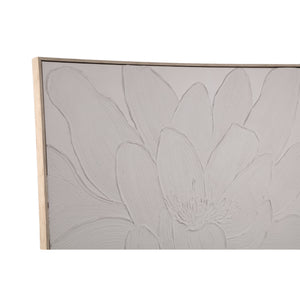 Wall art – Framed canvas design, Floral blossom motif, Handmade finish, A – Florise | PTMD