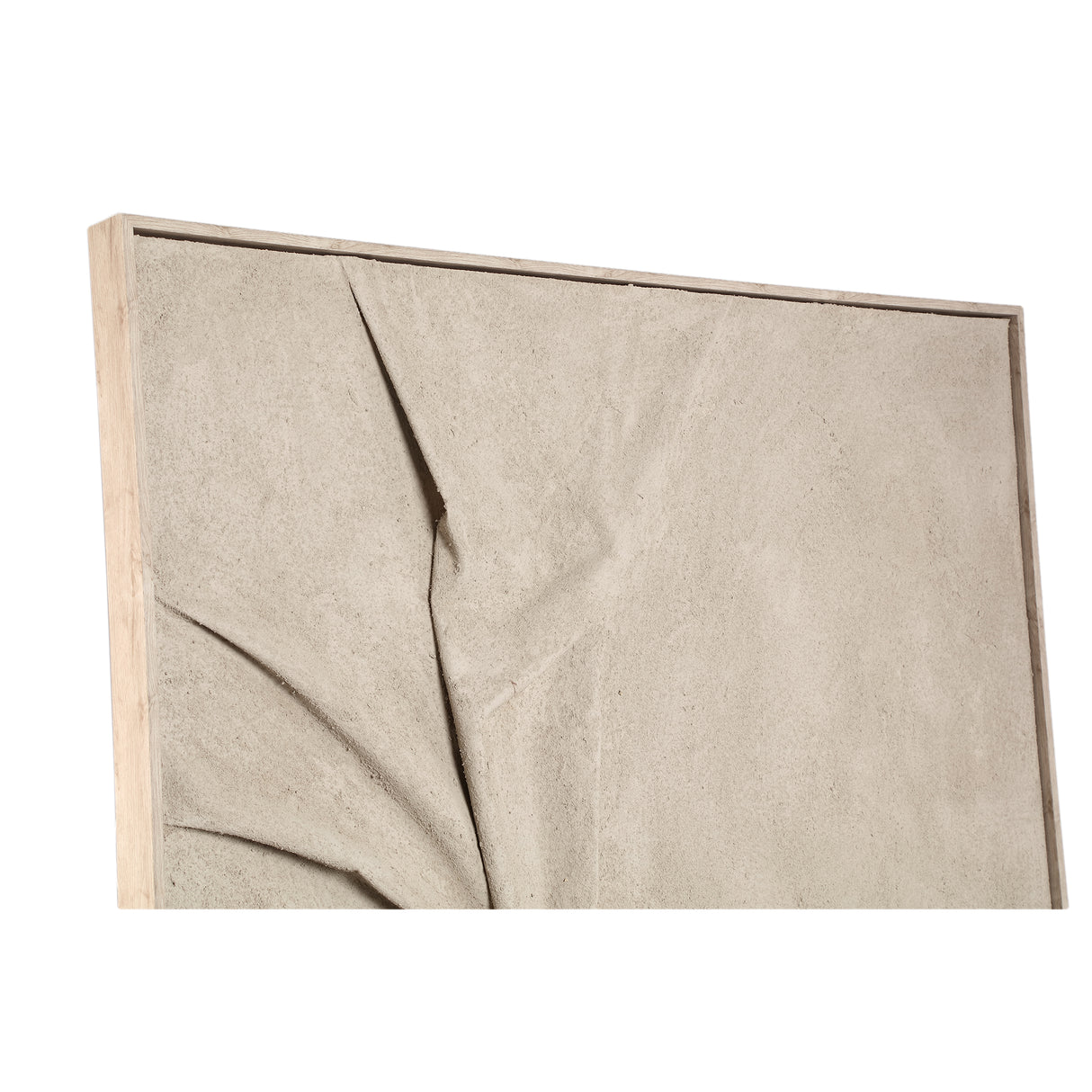 Wall Panel - Textile Wave Pattern, Framed Canvas, Handmade Finish, S – Dizze | PTMD