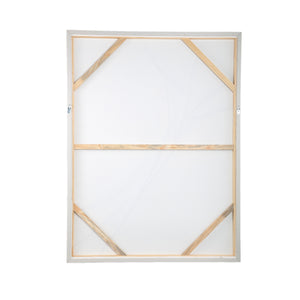 Wall Panel - Textile Wave Pattern, Framed Canvas, Handmade Finish, S – Dizze | PTMD