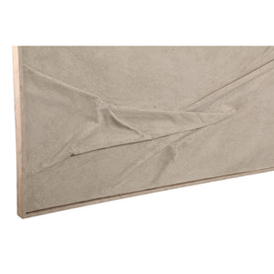 Wall Panel - Textile Wave Pattern, Framed Canvas, Handmade Finish, L - Dizze | PTMD