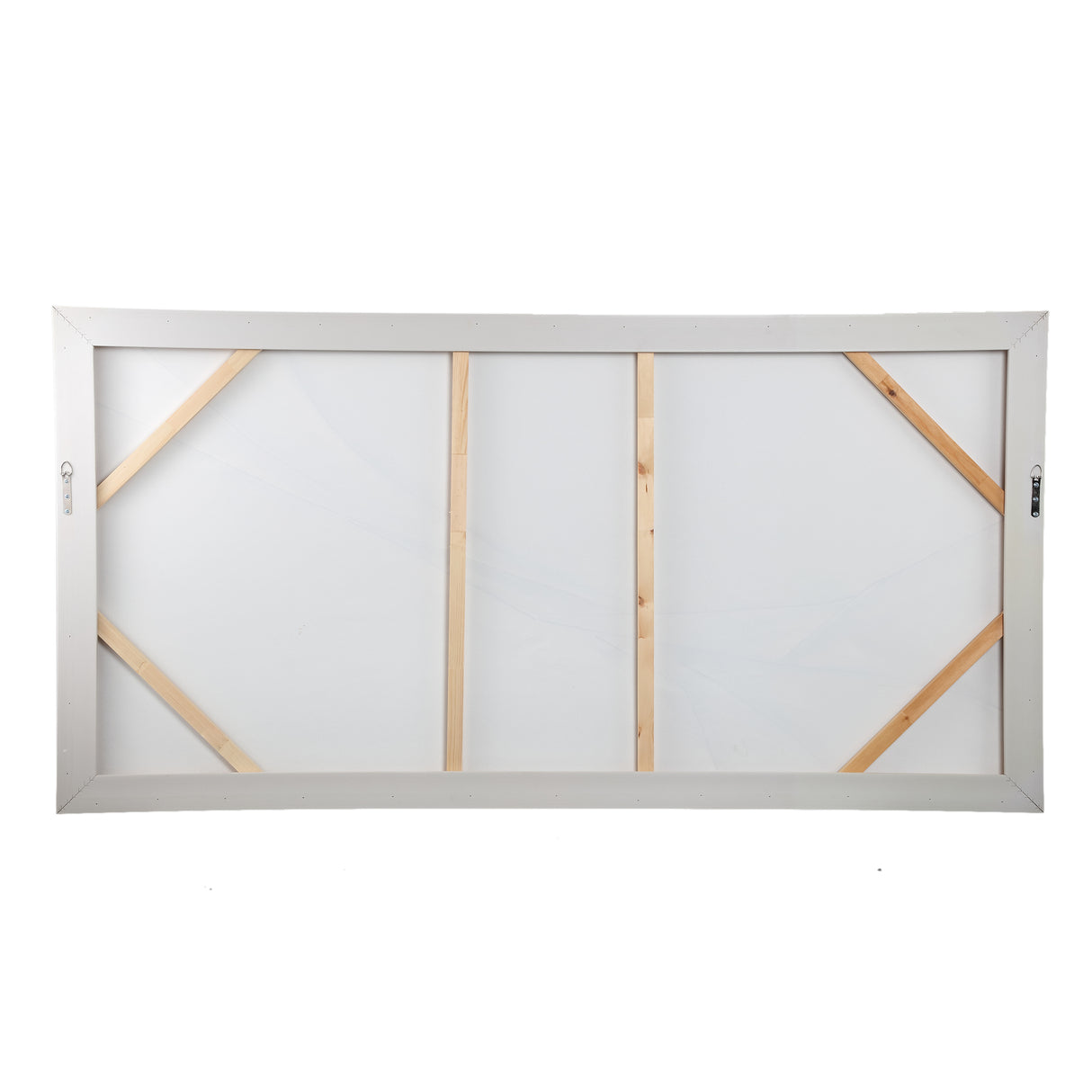 Wall Panel - Textile Wave Pattern, Framed Canvas, Handmade Finish, L - Dizze | PTMD