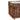 Korb – Braunes Weidenholz, Quadratische Form, Mit Rollen – Darrett | PTMD