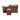 Korb – Braunes Weidenholz, Quadratische Form, Mit Rollen – Darrett | PTMD