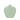 Vase – Quadratisches Muster, Ovale Form, Eisen Material, Mintgrün, M – Chelton | PTMD