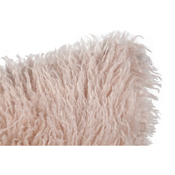 Kissen – Kunstfell, Weiche Haptik, Rechteckige Form, Beige, M – Rexx | PTMD